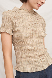 Baker Street Plaid Top