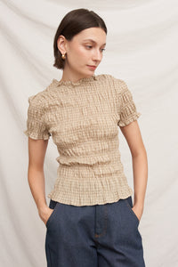 Baker Street Plaid Top