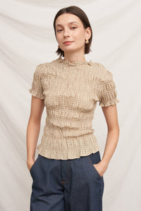 Baker Street Plaid Top