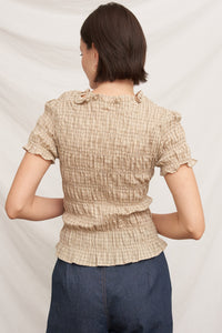 Baker Street Plaid Top