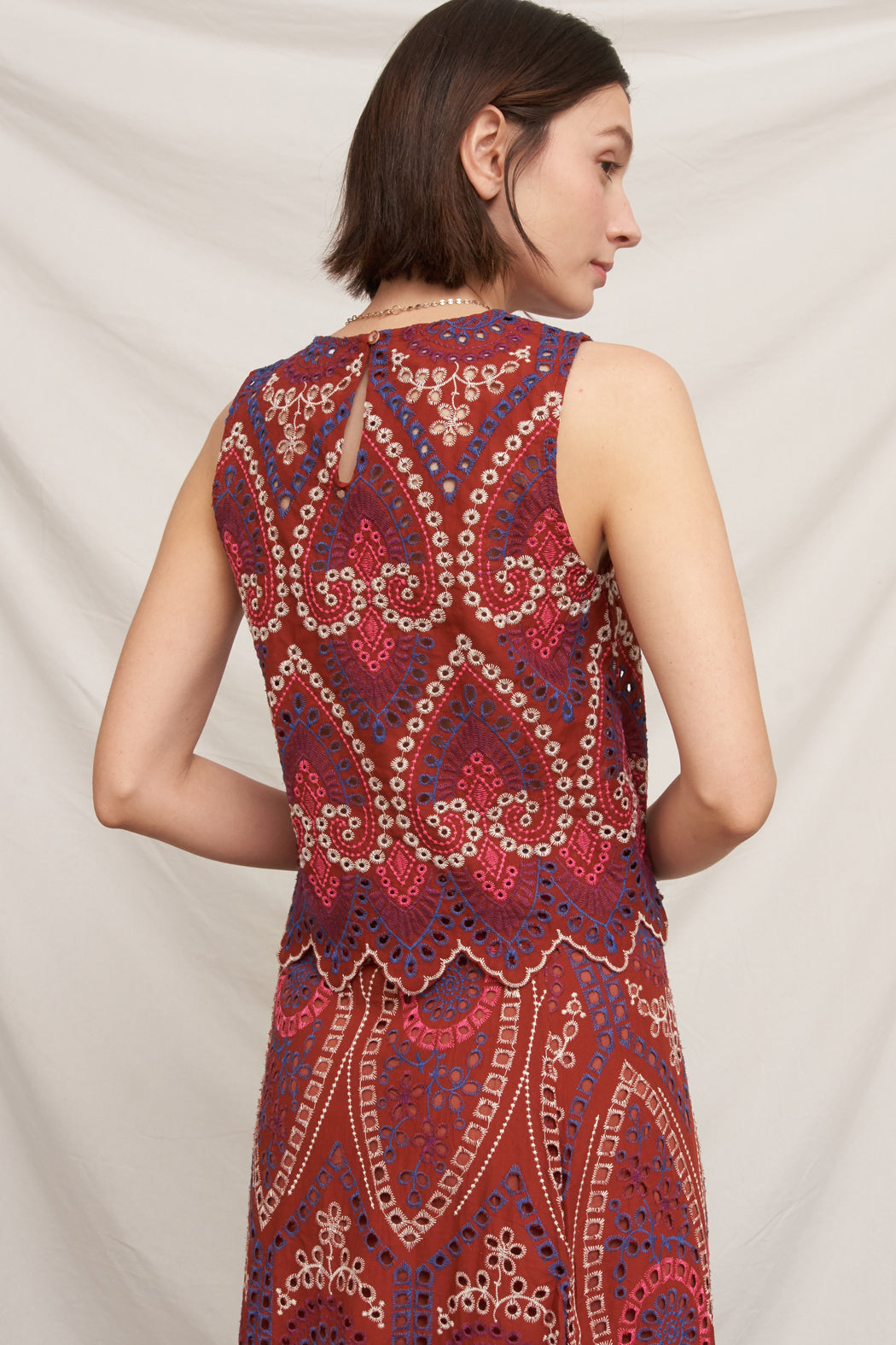 One Fine Day Embroidery Top
