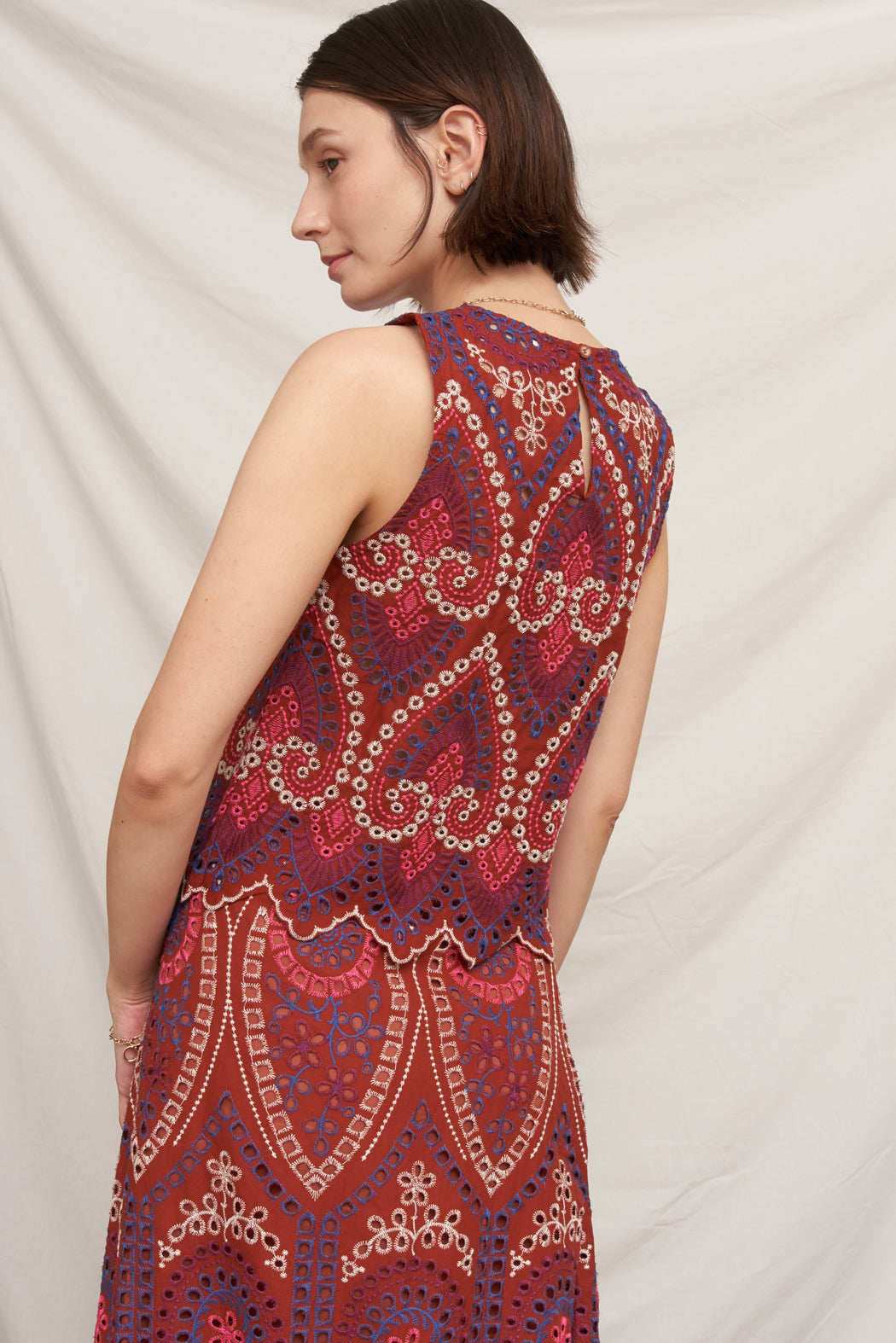 One Fine Day Embroidery Top