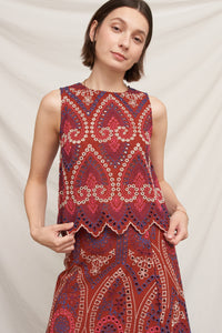 One Fine Day Embroidery Top