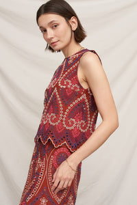 One Fine Day Embroidery Top