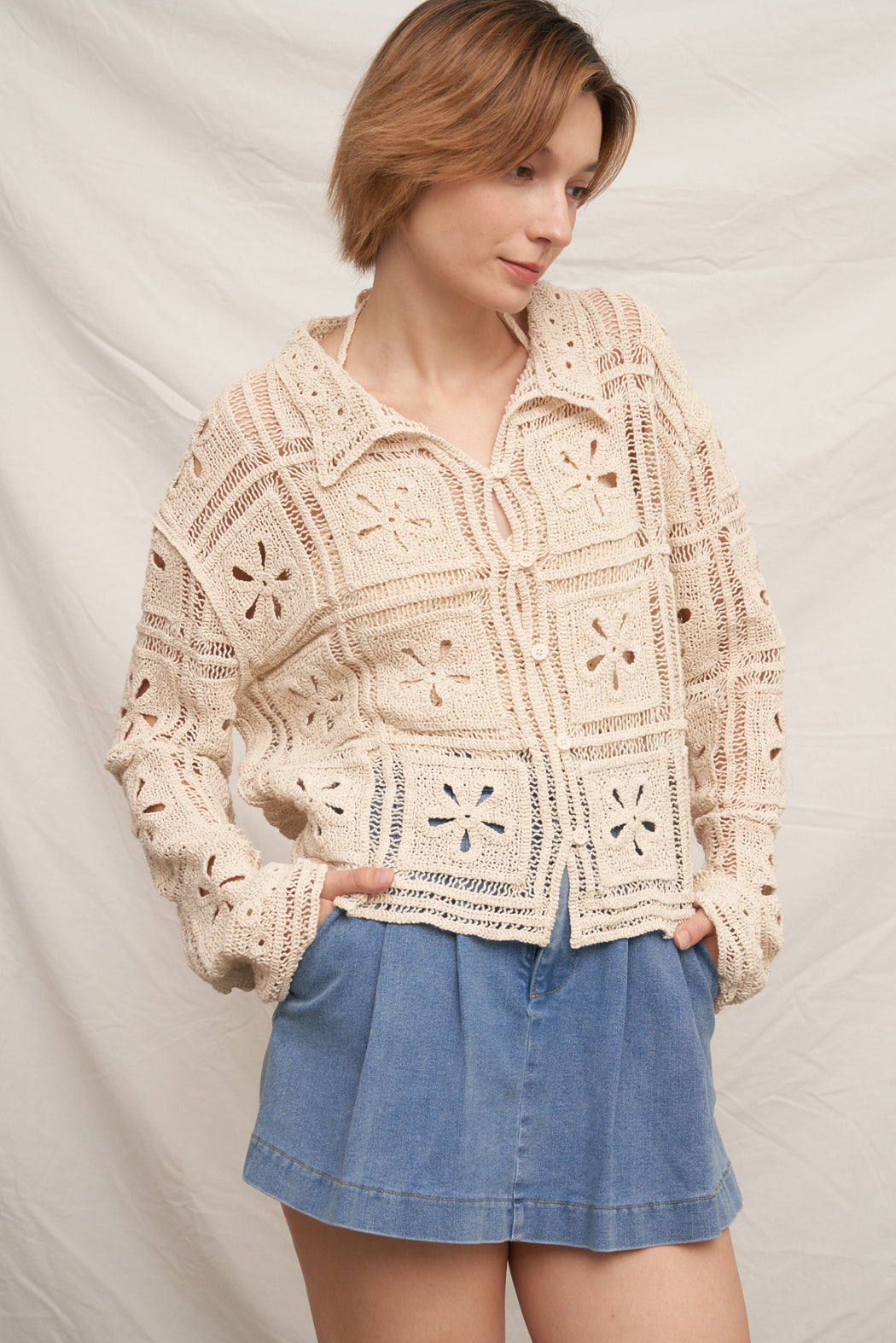 Bonnie Crochet Cardigan
