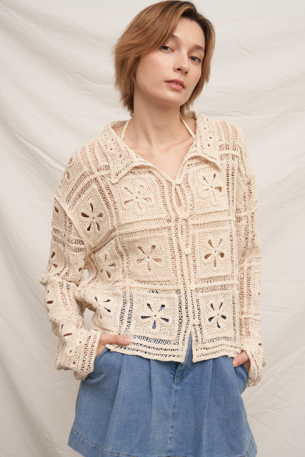 Bonnie Crochet Cardigan
