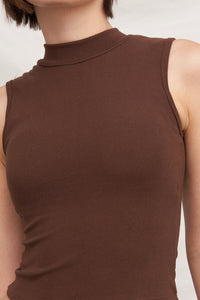 EC On Repeat Mock Neck Tank