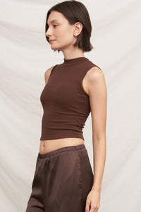 EC On Repeat Mock Neck Tank