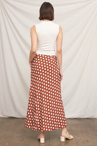 Dotty Dot Maxi Skirt