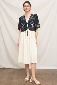 Maya Embroidery Top