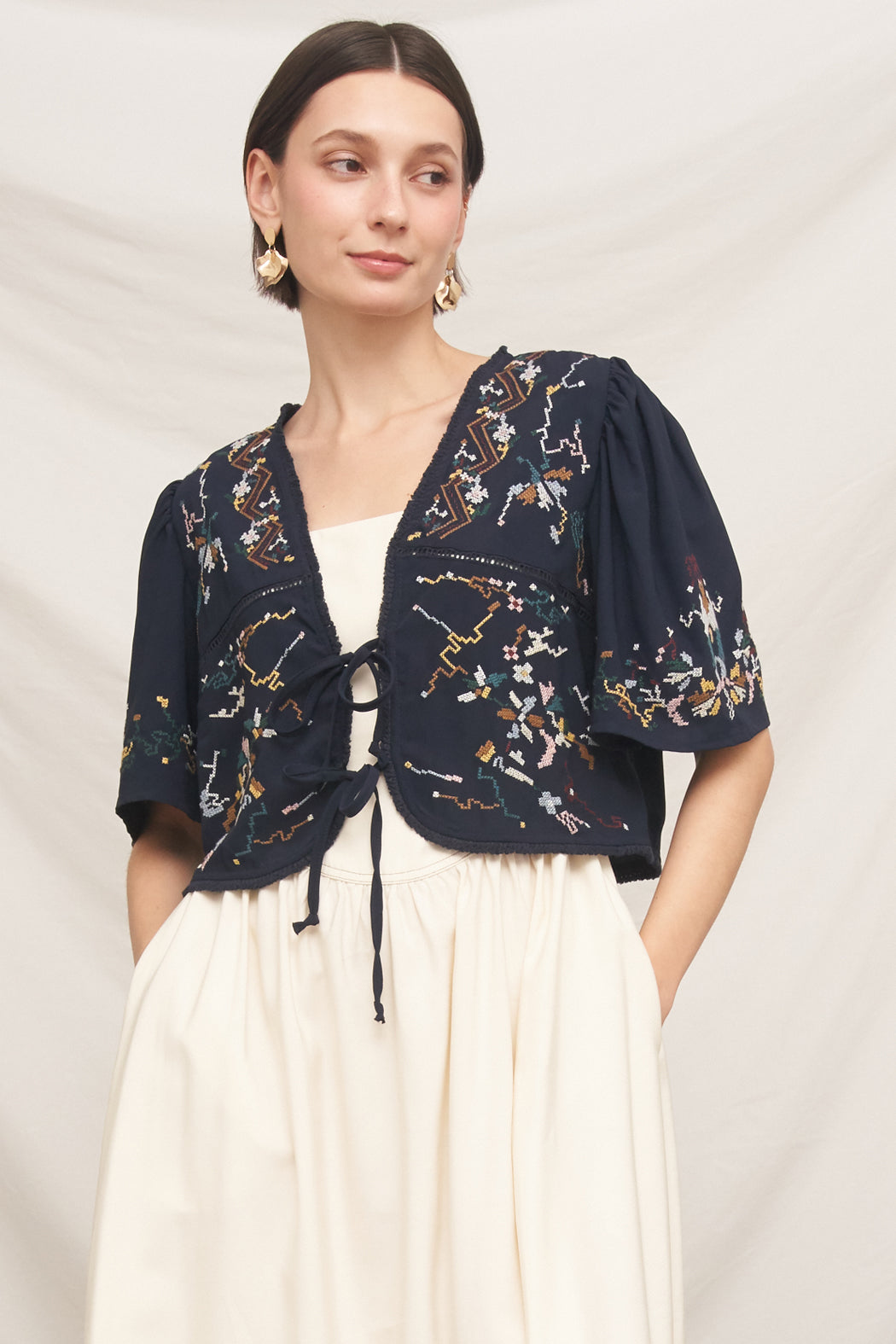 Maya Embroidery Top