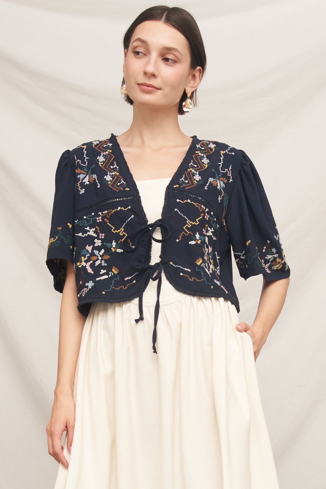 Maya Embroidery Top