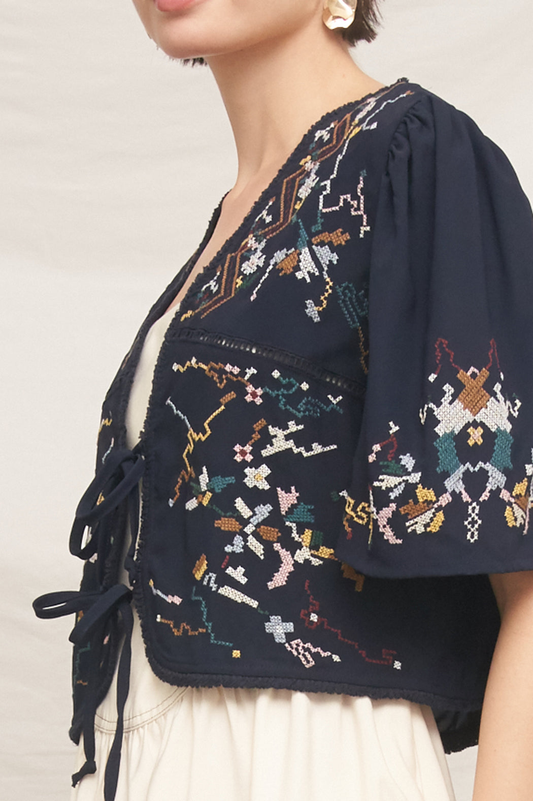 Maya Embroidery Top