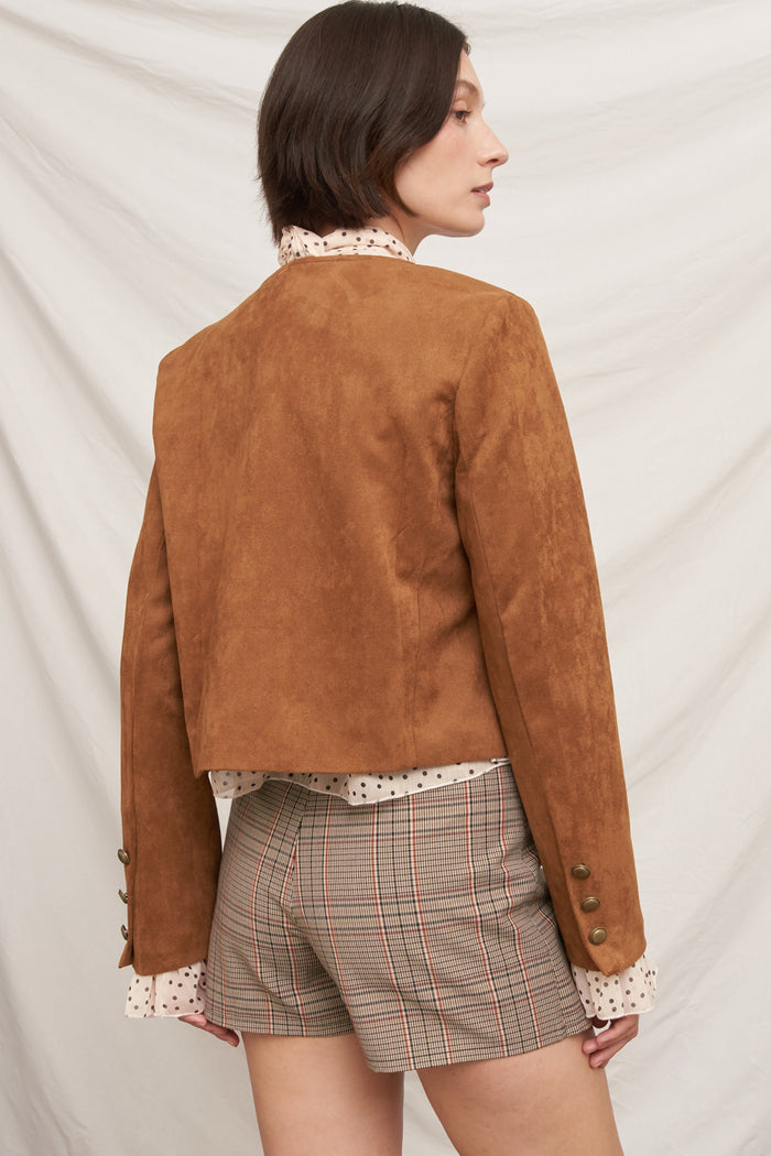 Chelsea Faux Suede Jacket