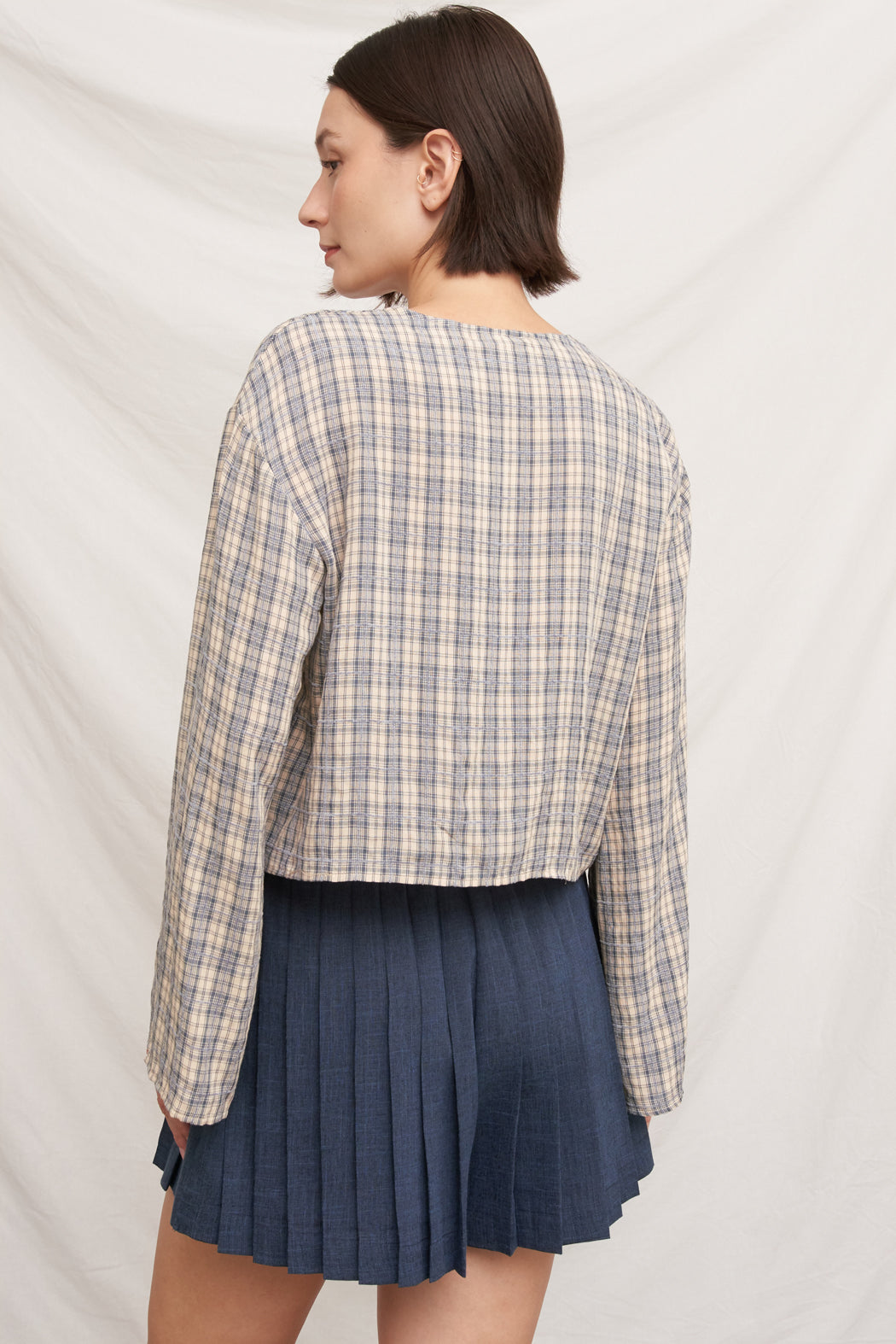 Della Tie-Front Top
