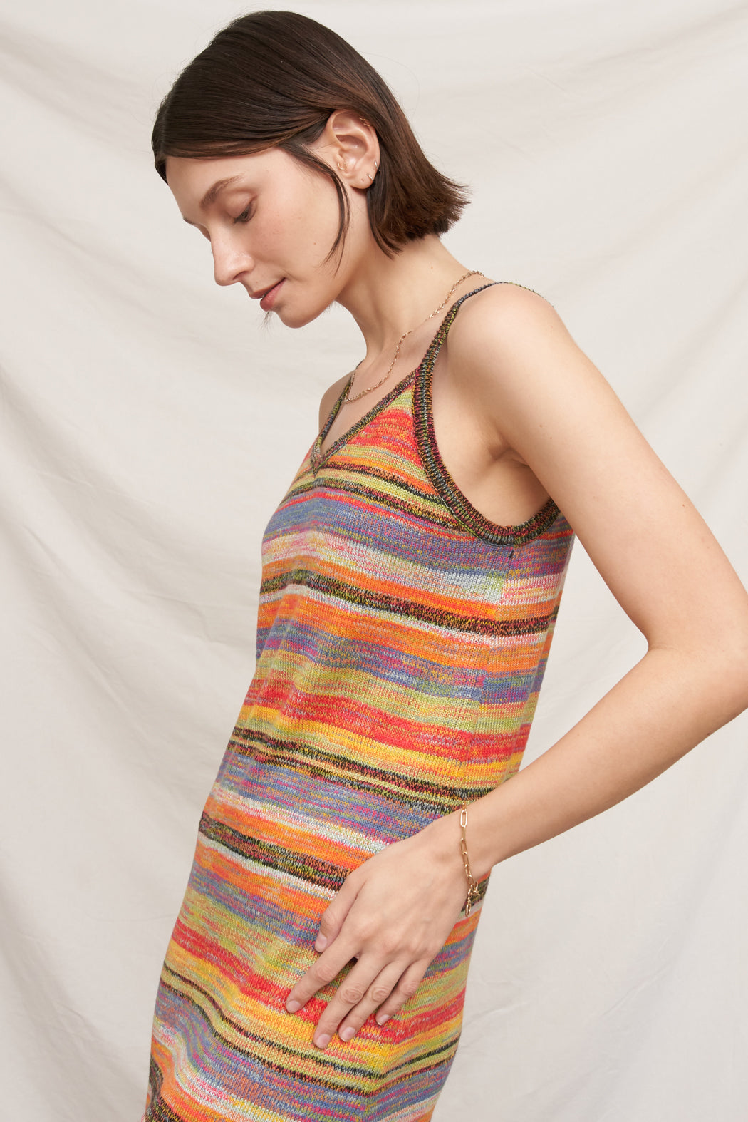 Rainbow Knit Dress