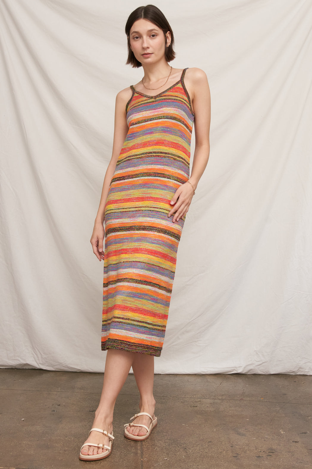 Rainbow Knit Dress