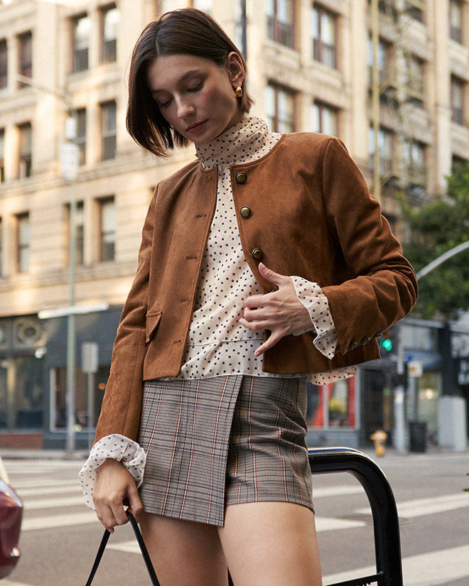 Chelsea Faux Suede Jacket