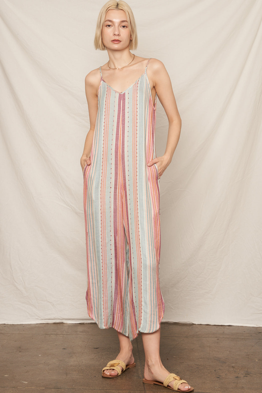 Marina Stripe Jumpsuit