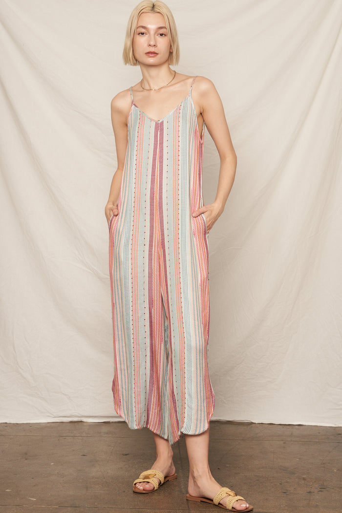 Marina Stripe Jumpsuit