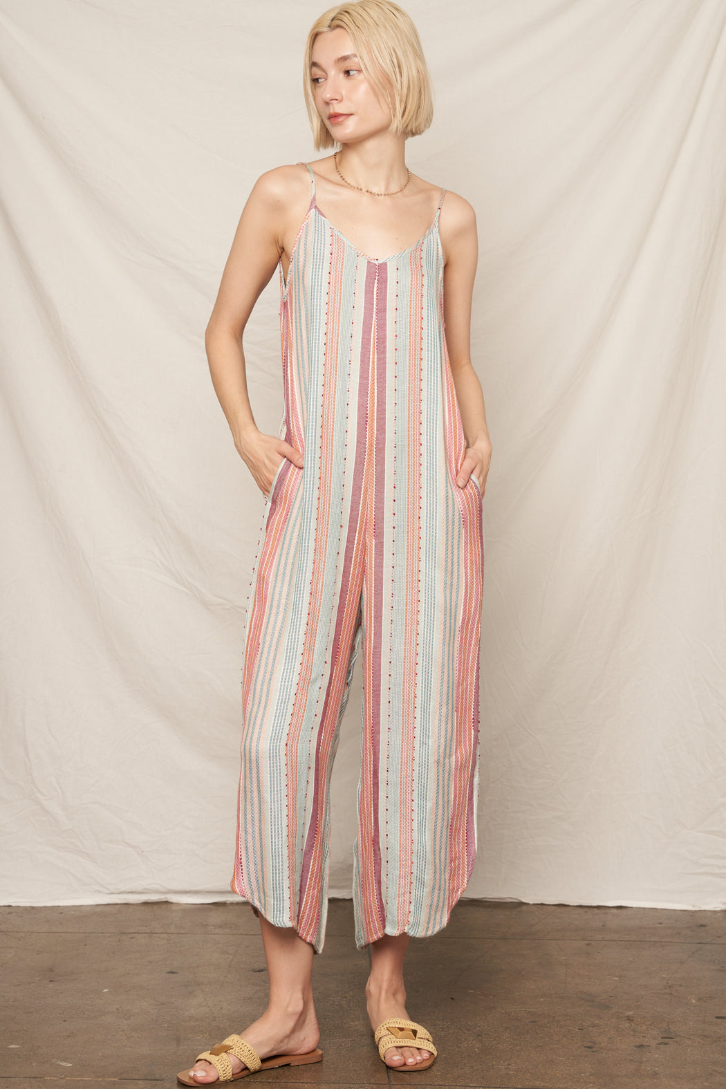 Marina Stripe Jumpsuit
