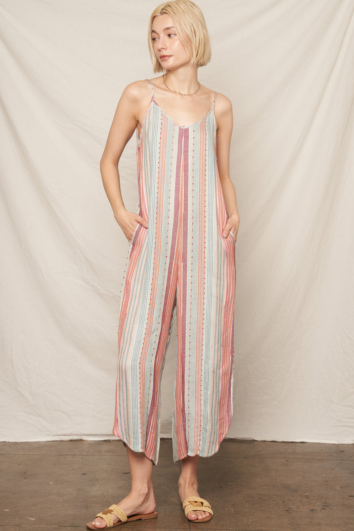 Marina Stripe Jumpsuit