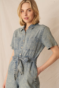 Seraphina Denim Romper