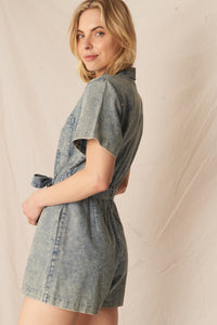 Seraphina Denim Romper