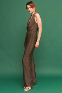 Madi Gold Metallic Jumpsuit