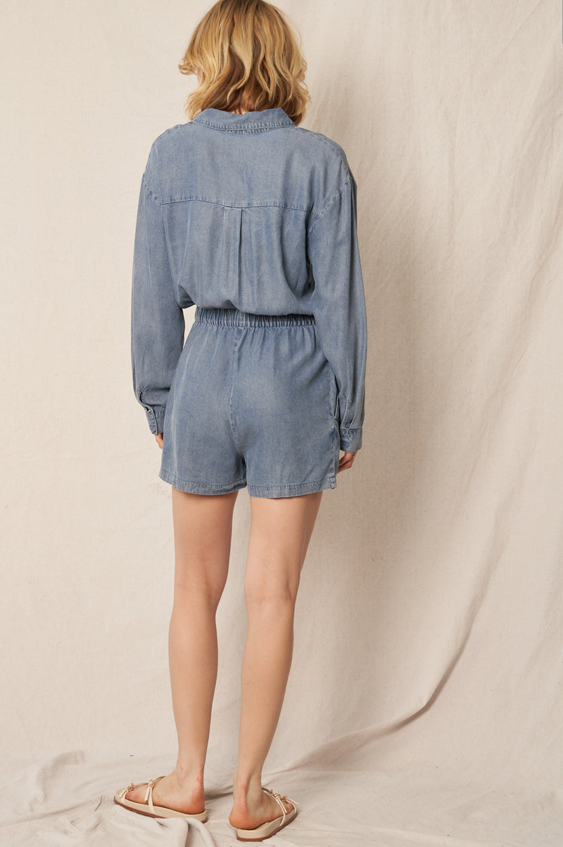 Bowie Denim Romper