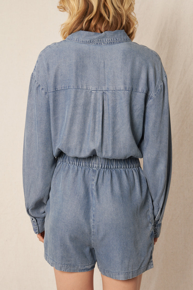 Bowie Denim Romper