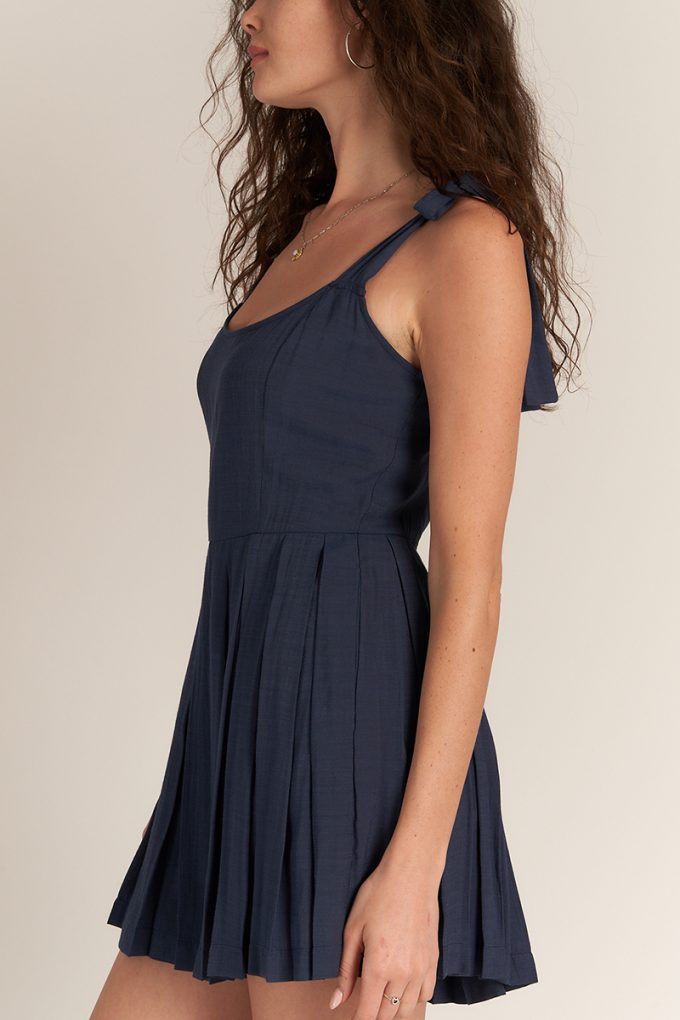 Lovey Dovey Pleated Romper