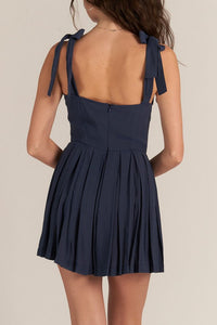 Lovey Dovey Pleated Romper