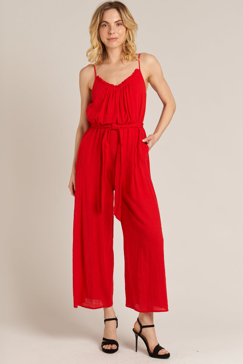 Deepti Belted Jumpsuit