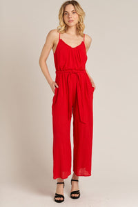 Deepti Belted Jumpsuit