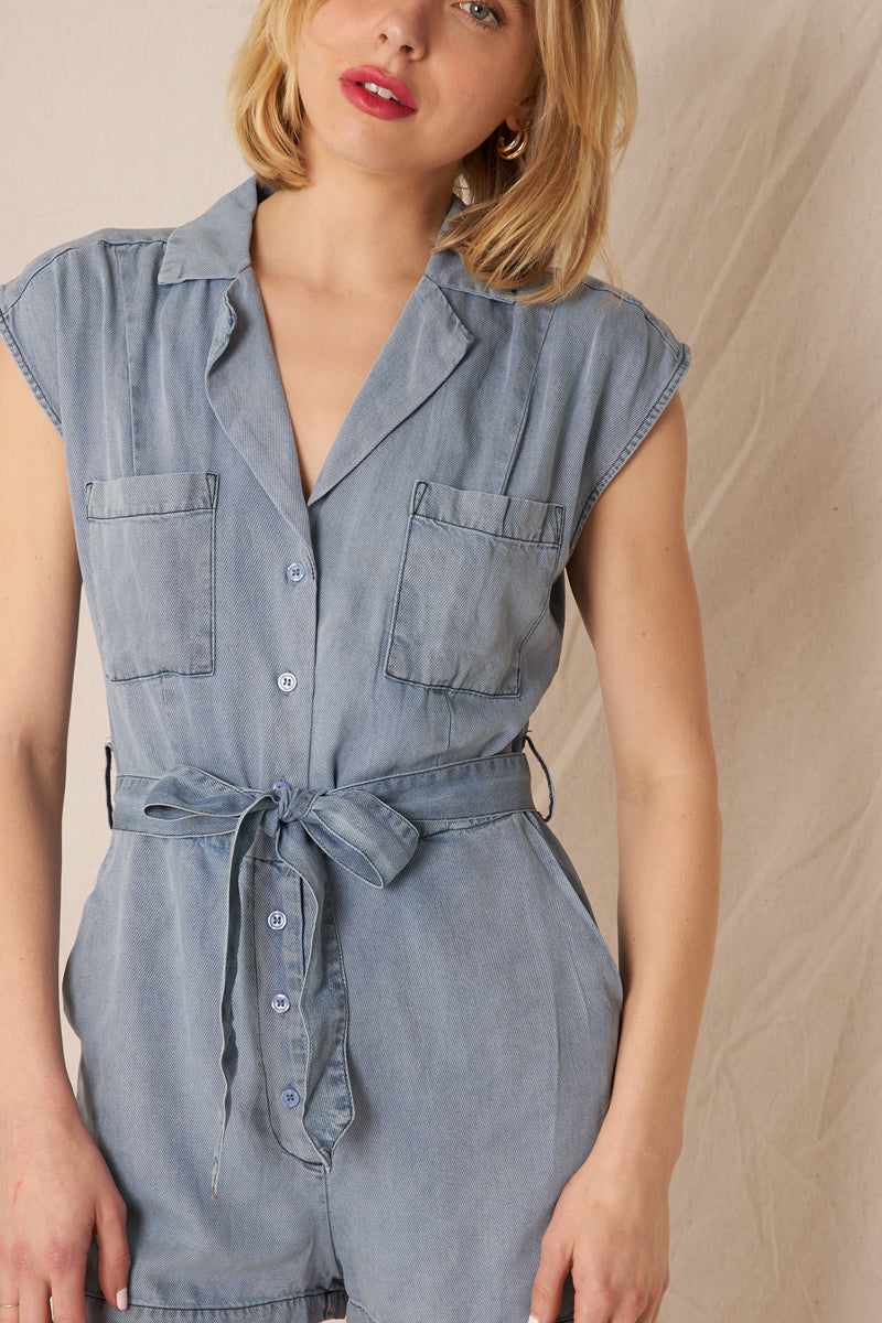 Modern Rowley Denim Romper