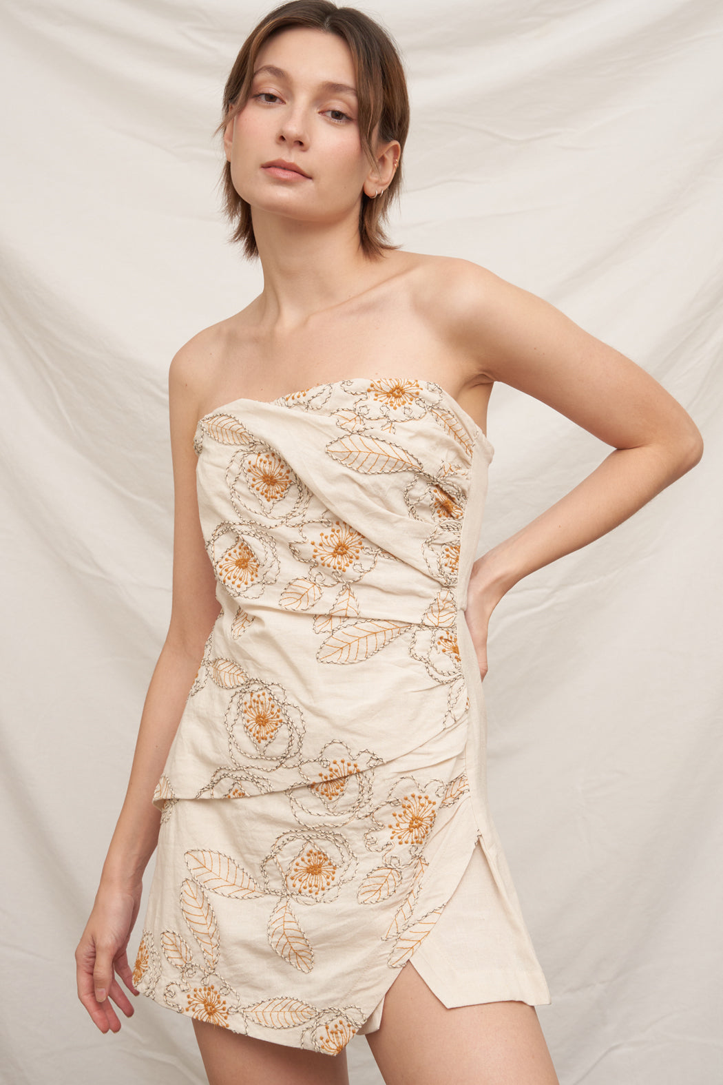 Stitch Out Embroidered Romper