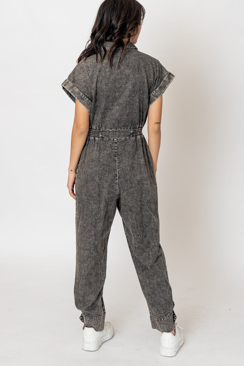 Stonewash Denim Jumpsuit