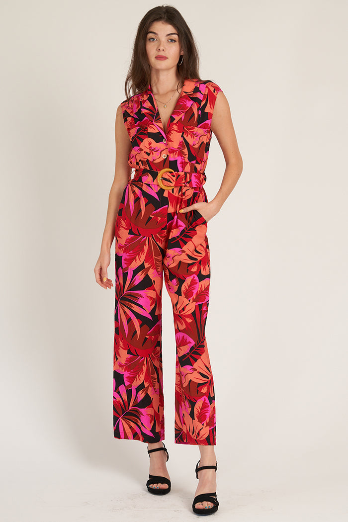 Indecisive Tropical Jumpsuit