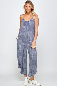 Iris Paisley Printed Jumpsuit