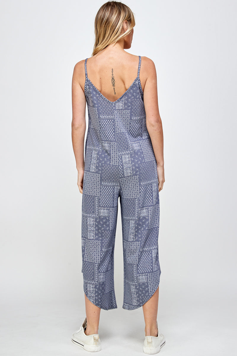 Iris Paisley Printed Jumpsuit