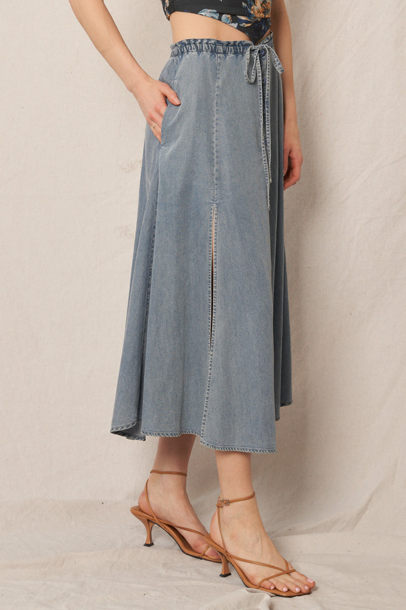 70s Throwback Denim Skirt