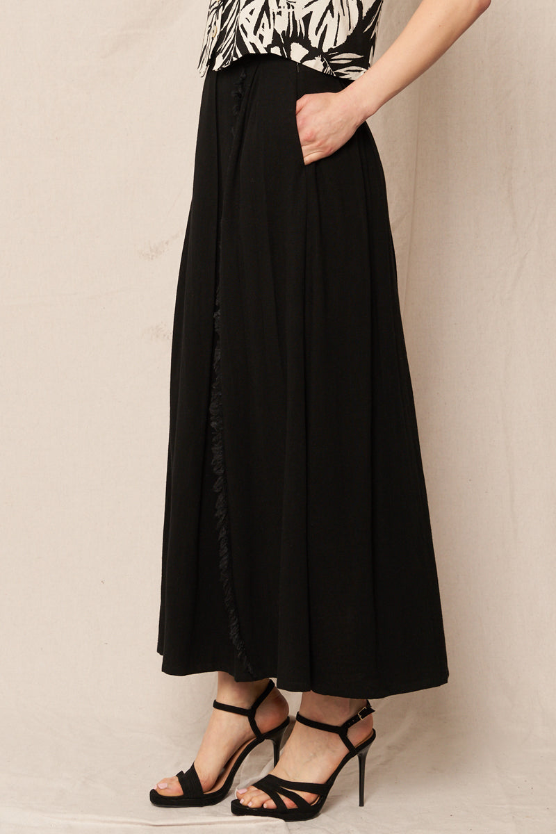 Ingrid Linen Midi Skirt