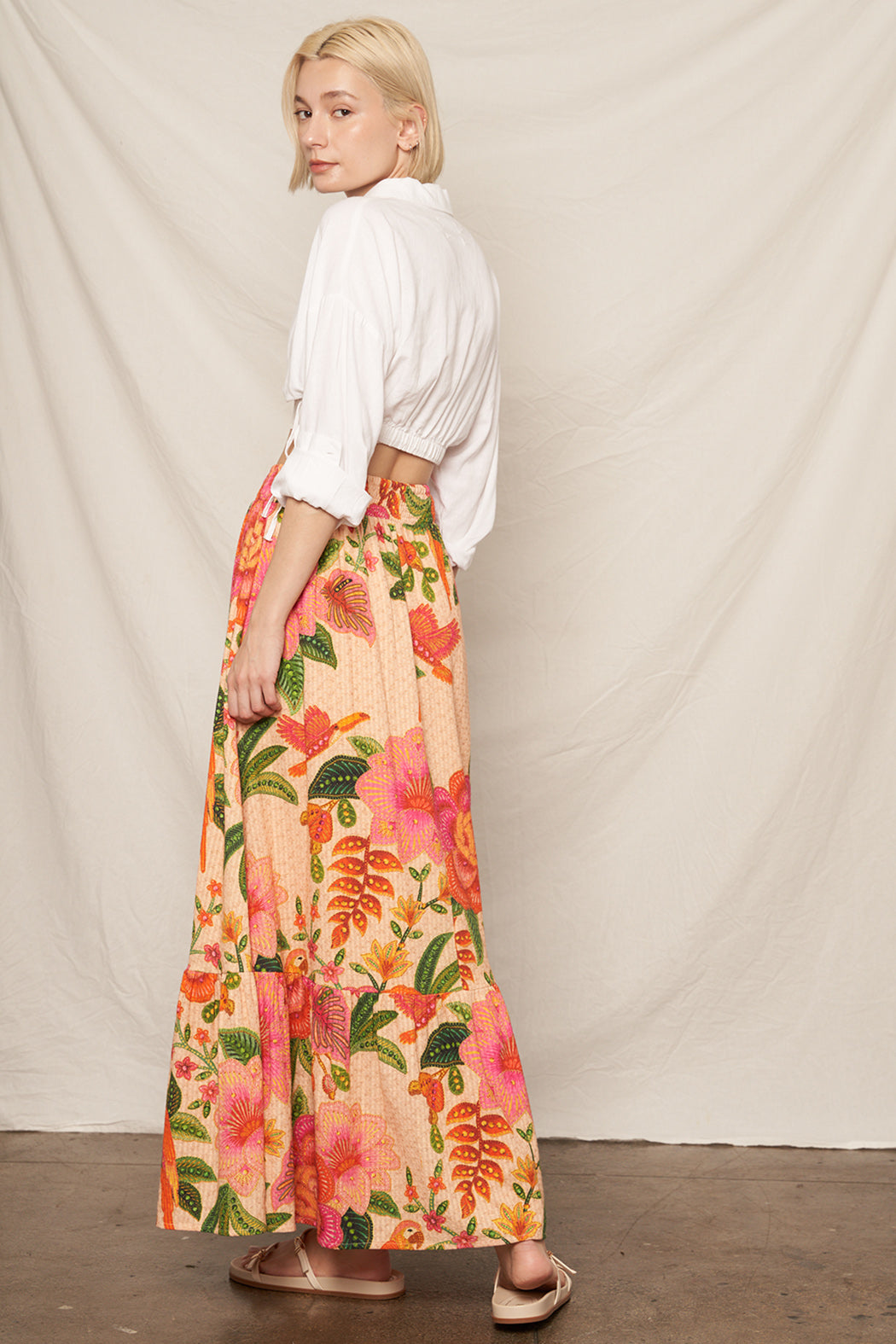 Maltese Block Tropical Skirt