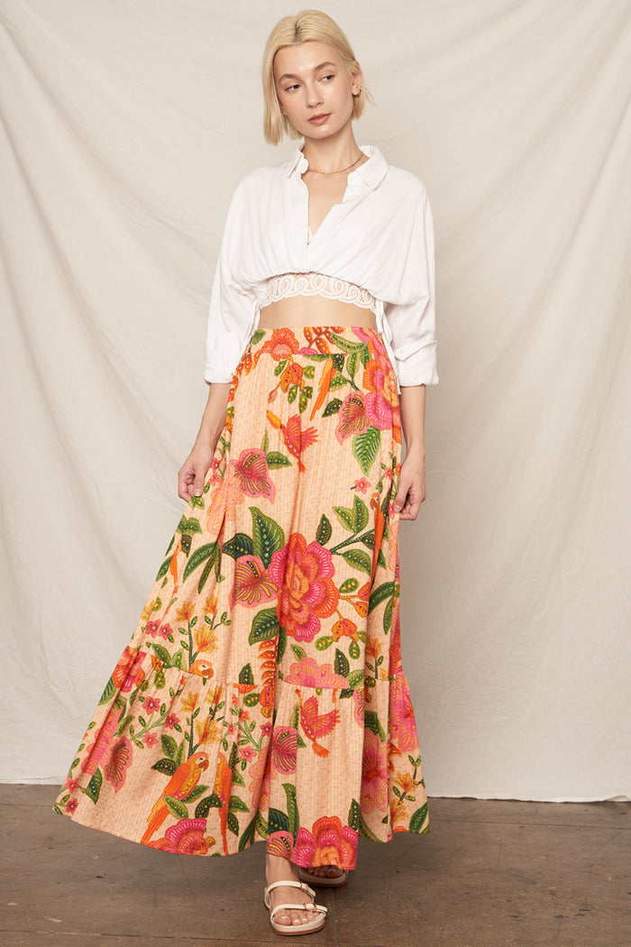 Maltese Block Tropical Skirt