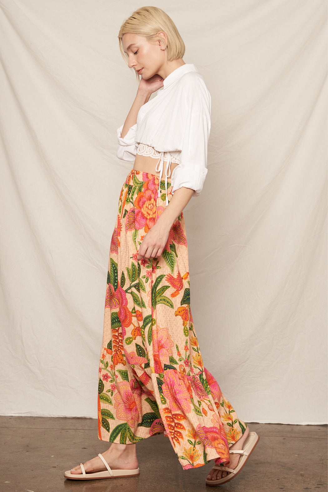 Maltese Block Tropical Skirt