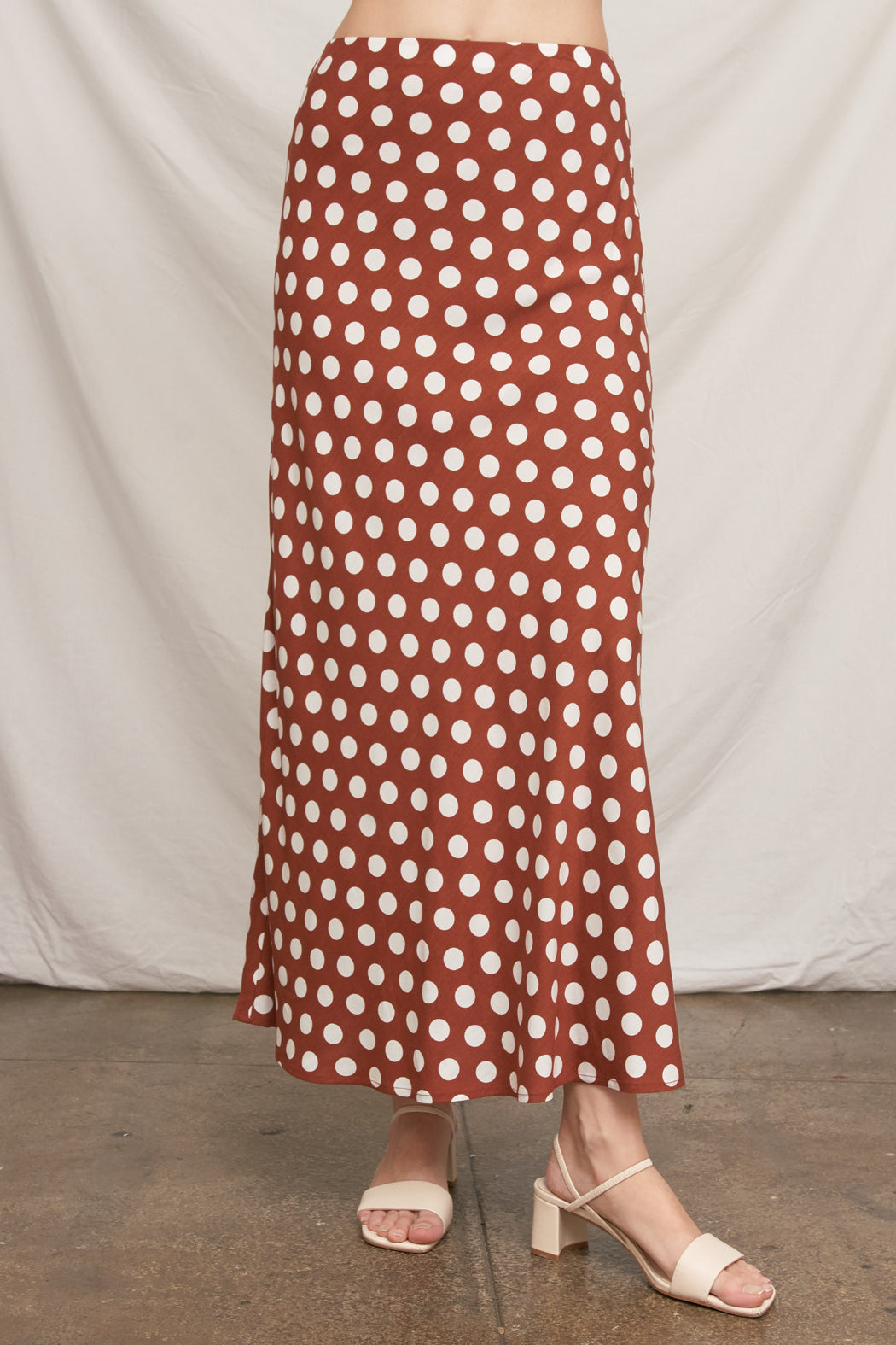 Dotty Dot Maxi Skirt
