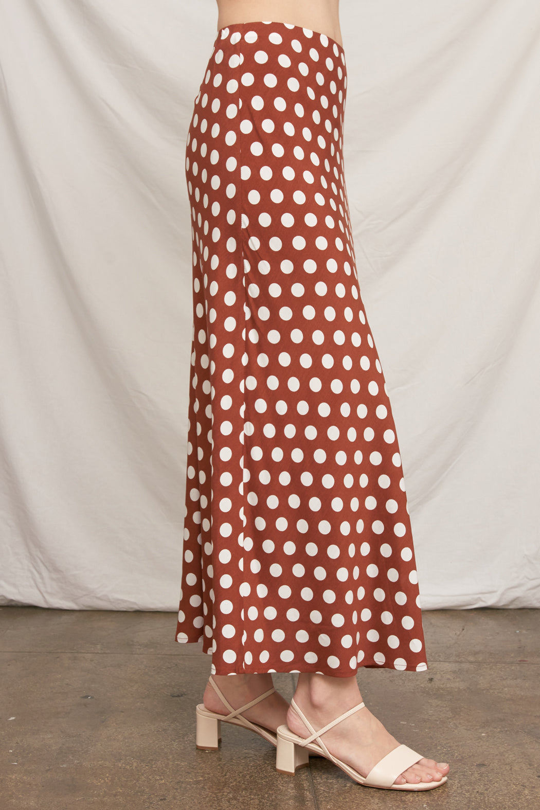 Dotty Dot Maxi Skirt