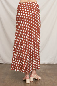 Dotty Dot Maxi Skirt