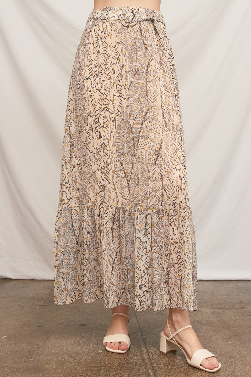 Norma Maxi Lurex Skirt